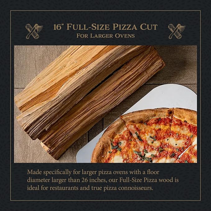Cutting Edge Firewood 16 inch Full-Size Pizza Cut Ultra-Premium Oak Cooking Wood - Image 4