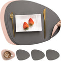 Myir JUN Placemats, Dual-Sided Placemats Waterproof Faux Leather Placemats Set by MyirJUN