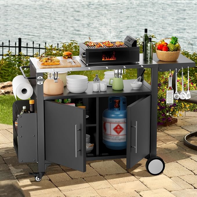 ROOMTEC Outdoor Grill Cart - Image 2