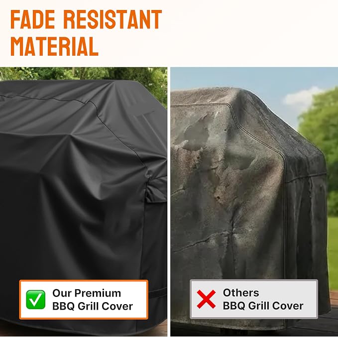 58 Inch BBQ Grill Cover, Heavy Duty Waterproof Outdoor Grill Cover, Fade & Tear - Image 6