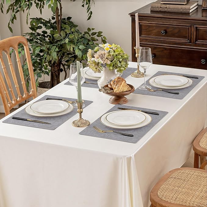 Romanstile Vinyl Placemats Set of 8-12 X 18 Inch - Image 8