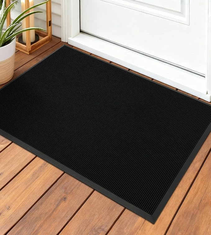 jxgzyy Heavy Duty Door Mat Outside Entrance, Dirt Trapping Waterproof Front - Image 9