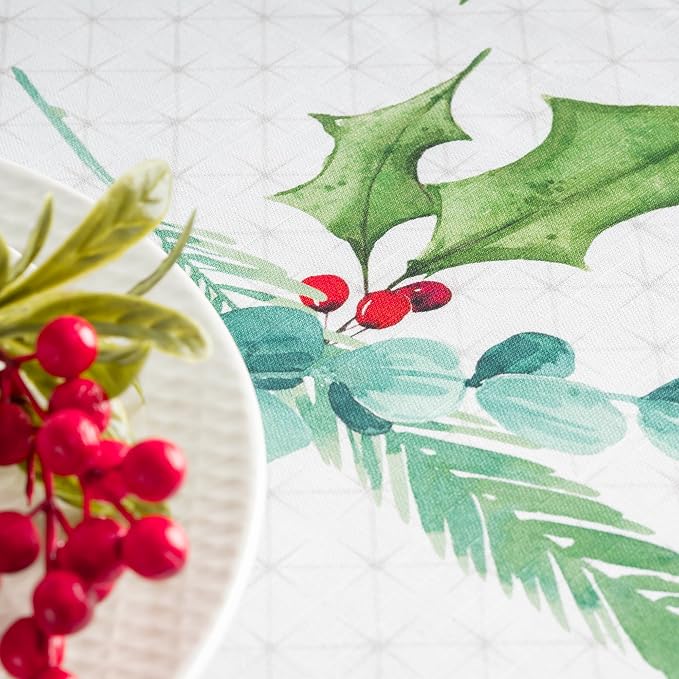 Maison d' Hermine Table Cloth Round Table 100% Cotton 69 Inches Fall Tablecloth - Image 8