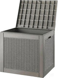 31 Gallon Outdoor Storage Deck Box Waterproof, Garden Tool, Backyard Cushion by WTFGO