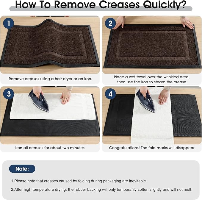 Front Door Mat Outside Entrance Indoor Doormat, Outdoor Door Mats - Image 8