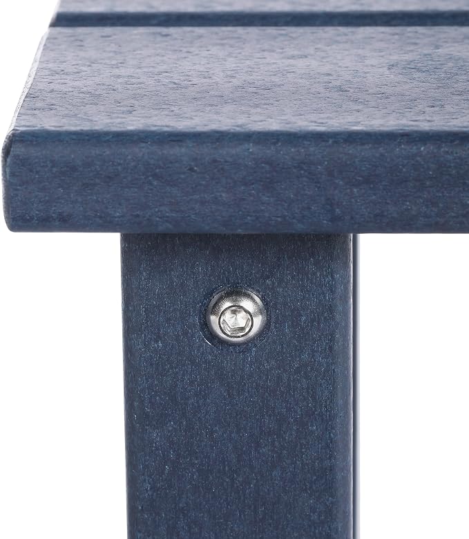 Costaelm Kids Outdoor Side Table, Small Patio HDPE Adirondack Square Table - Image 6