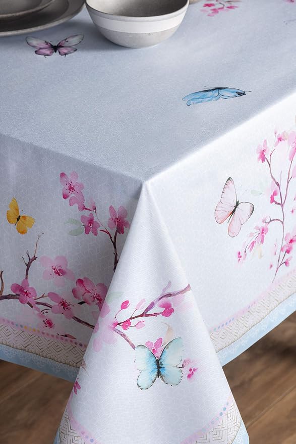 Maison d' Hermine Table Cloth Square Table 100% Cotton 54 x 54 Inches - Image 7