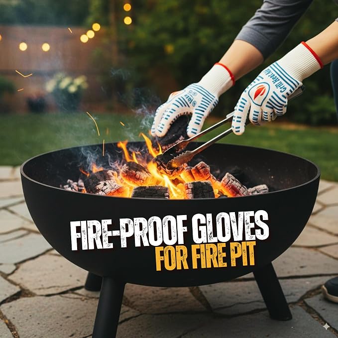 GRILL HEAT AID BBQ Grill Gloves 1472°F - Image 4