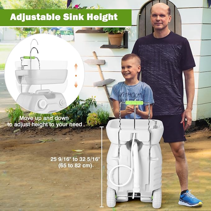 Yescom 45L Portable Sink Hand Wash Station - Image 7