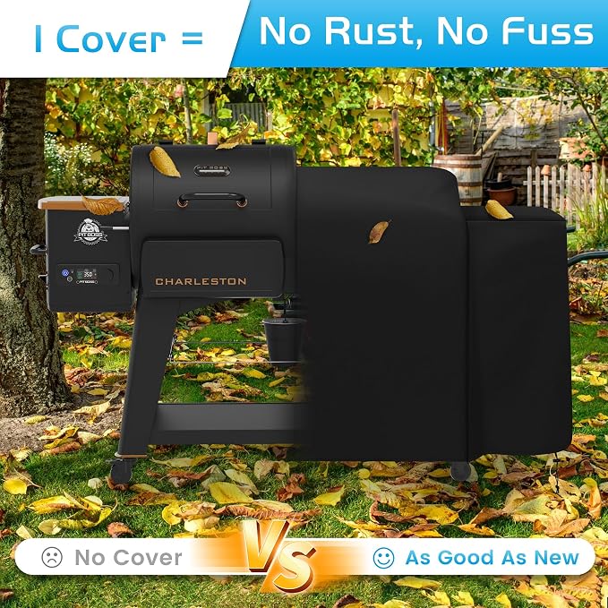 Grill Cover for Pit Boss Charleston 1020 Pellet Grill Gas Griddle Combo - Image 4