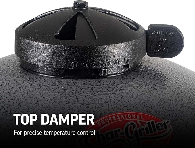 Char-Griller® AKORN® Jr. Portable Kamado Charcoal Grill and Smoker - Image 3