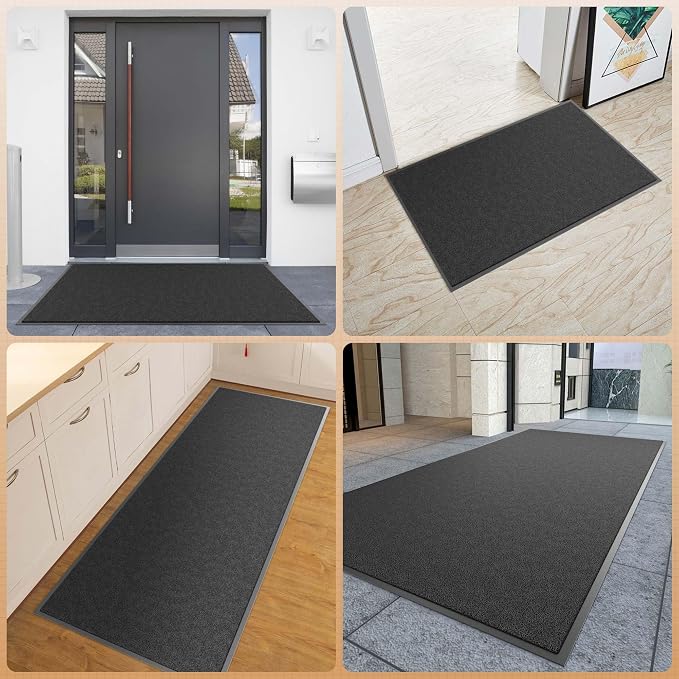 Sturdy Front Door Mat, Non-Slip Waterproof Doormat Inside Entrance, Washable - Image 7