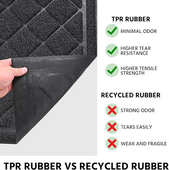 Front Door Mat Indoor Outdoor Entrance, Non-Slip Absorbent Entryway Mat - Image 6