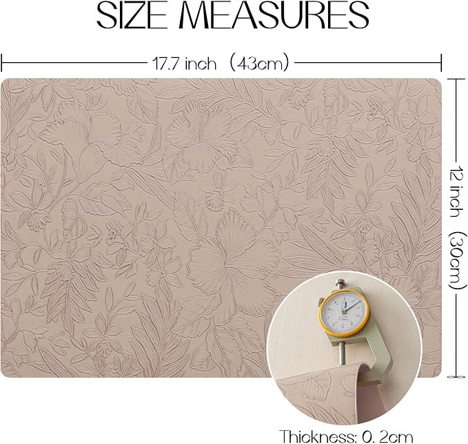 Romanstile Vinyl Placemats Set of 6-12 X 18 Inch - Image 7
