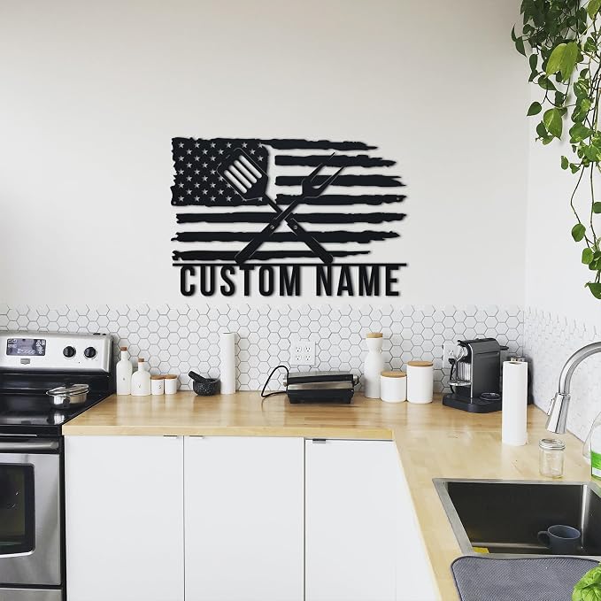 Personalized BBQ Sign With Led Lights - Image 2