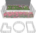 FXW Garden Fence Outdoor for The Yard – 45in x 36.4ft Heavy Duty Metal Animal by FXW