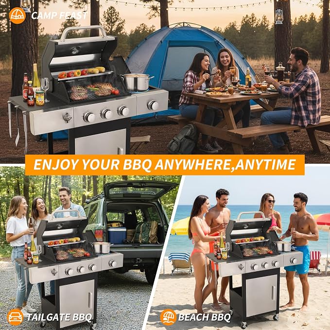 3-Burner Propane Grill - Image 8