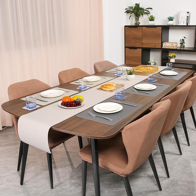 Myir JUN Table Runner Double Sided Vinyl Runner Table 72 Inch Long Runner - Image 6