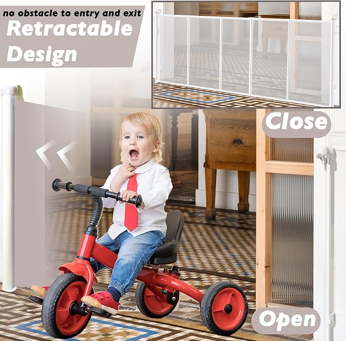 Retractable Baby Gates Dog Gate - Image 4