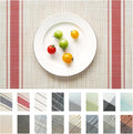 Placemats Set of 12 Vinyl/Plastic Woven Place Mats by Unknown