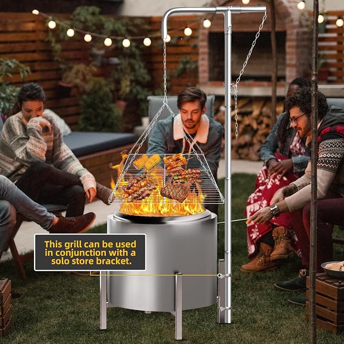 Stainless Steel Campfire Grill - Image 7