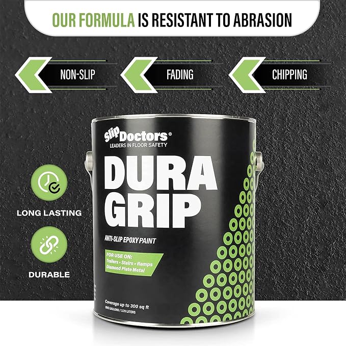 Dura Grip Anti-Slip Paint for Concrete, Tile and Metal – Non-Skid Coating for - Image 4
