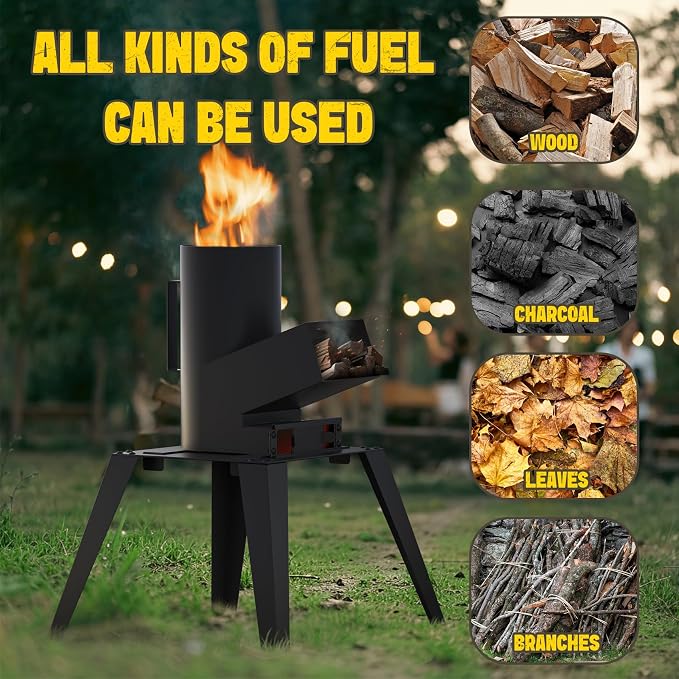 3-in-1 Camp Rocket Stove Kit - Image 4