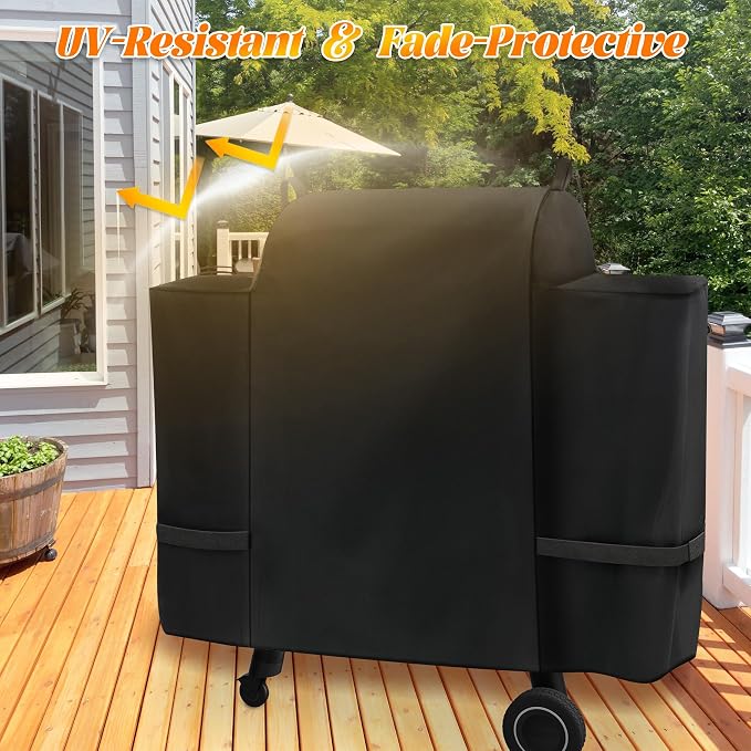 Grill Cover for Traeger Ironwood 650 BAC505 Wood Pellet Smoker Replacement - Image 6