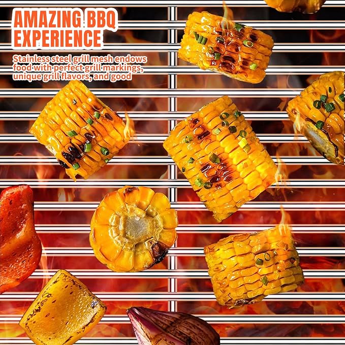 1 Pack 40901 Grill Steel Wire Cooking Grid Rock Grates Replacement Parts - Image 6