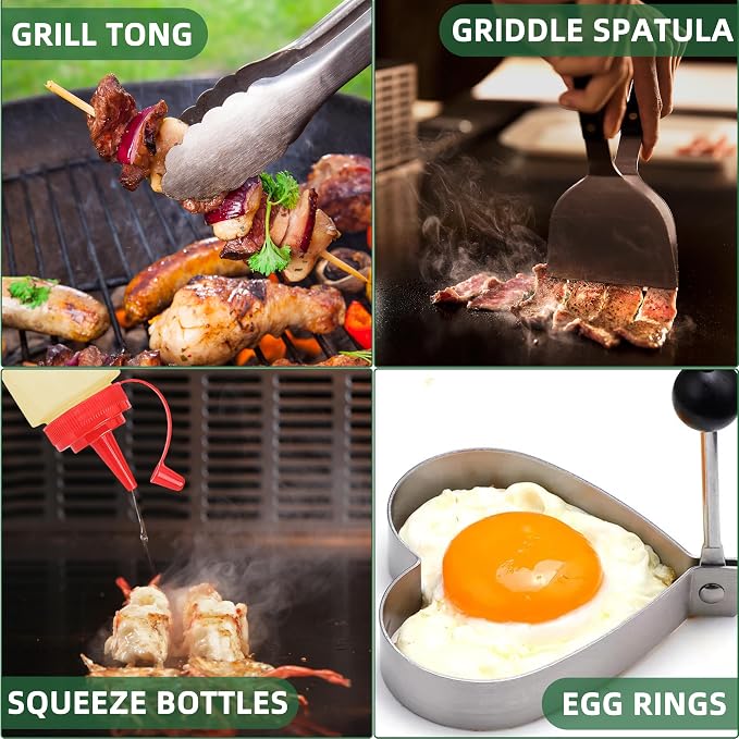 30PCS Griddle Accessories Kit, Flat Top Grill Accessories Set - Image 4