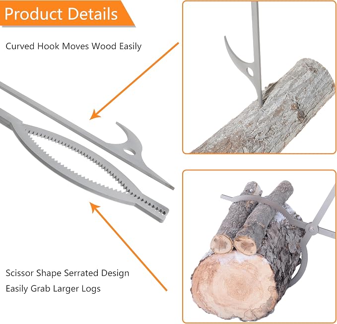 Stainless Steel Fire Pit Tools Set - Image 4