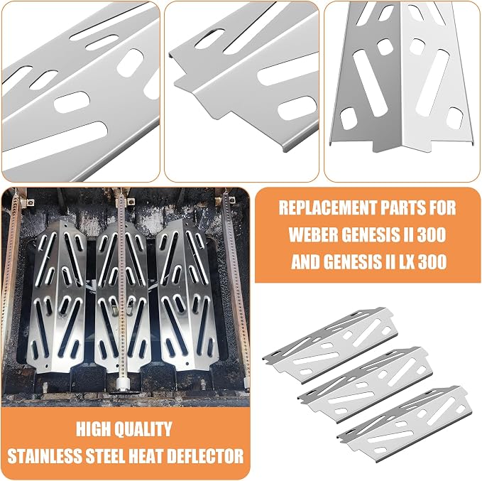 Grill Replacement Parts for Weber Genesis II 300, Genesis II LX 300, Genesis II - Image 7