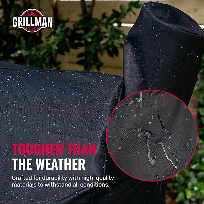 Grillman Grill Cover, BBQ Outdoor Grill Covers, Gas Grills, Waterproof - Image 5