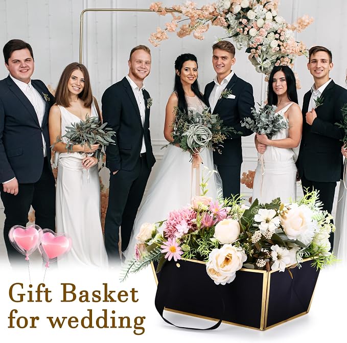 Tuanse 30 Pcs Basket for Gift Empty DIY Bulk Gift Basket Kit - Image 6