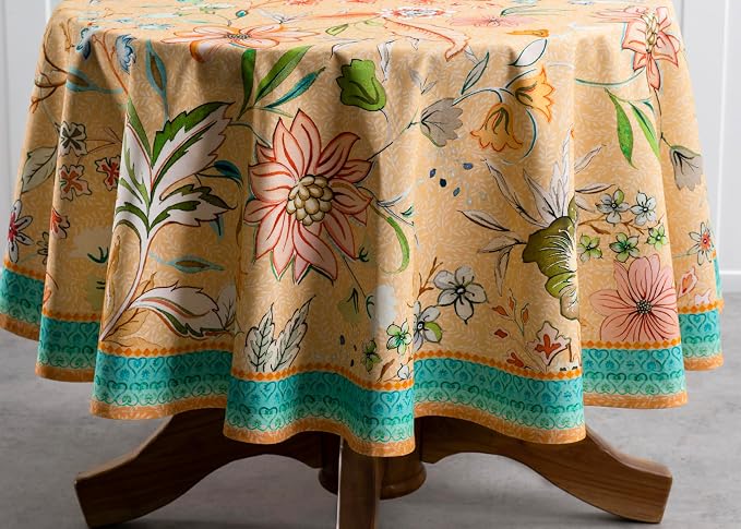 Maison d' Hermine Table Cloth Round Table 100% Cotton 69 Inches Tablecloth - Image 7