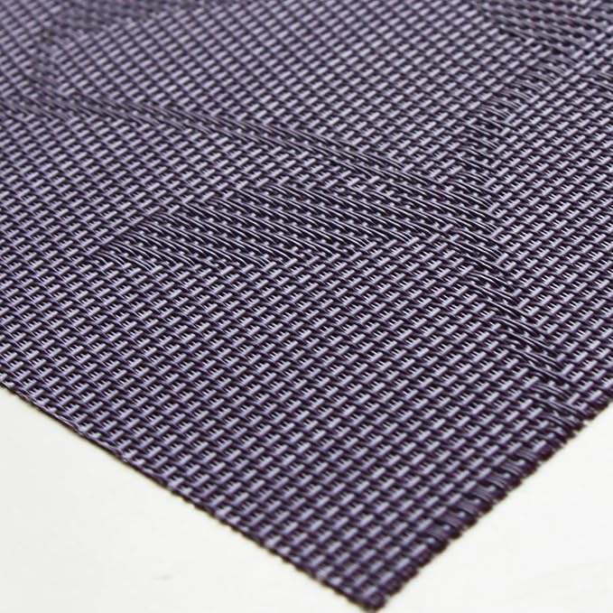Leaf Placemats Set of 8, Non-Slip Heat-Resistant 18" x 12" Vinyl Washable - Image 3