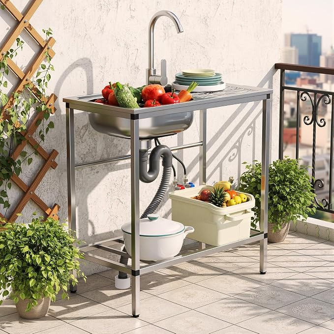 Stainless Steel Utility Sink - Image 3