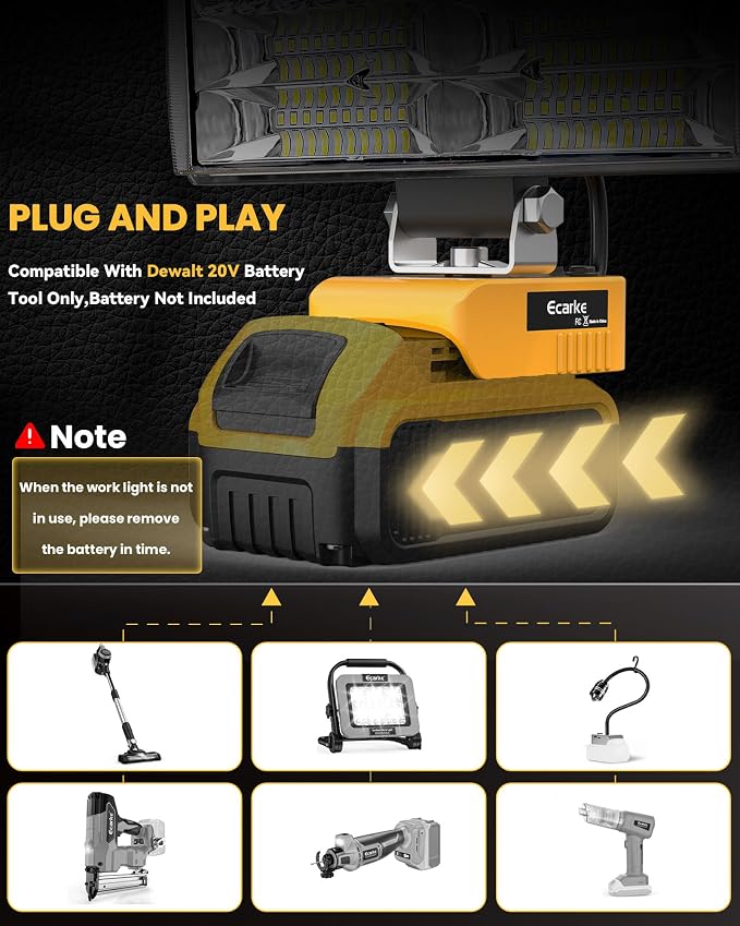 Ecarke LED Work Light Compatible - Image 7