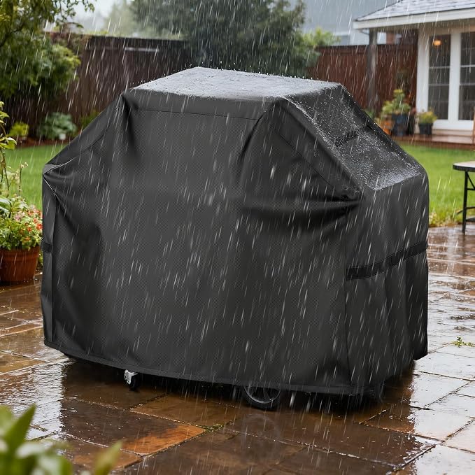 LBTING Grill Cover, 65-inch Heavy Duty 300D Oxford Waterproof Windproof UV - Image 7