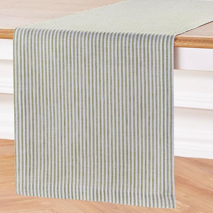 Solino Home Linen Table Runner 90 Inches Long - Image 2