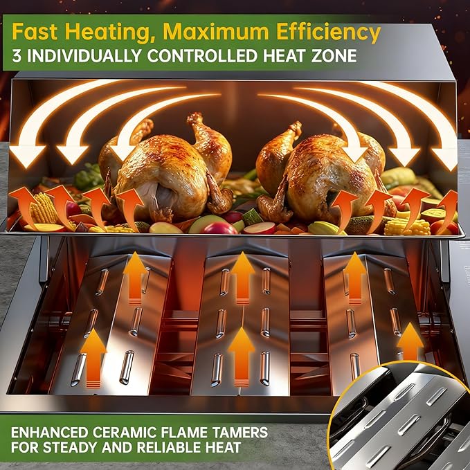 34-Inch Premium Built-In Liquid Propane Griddle - Image 5