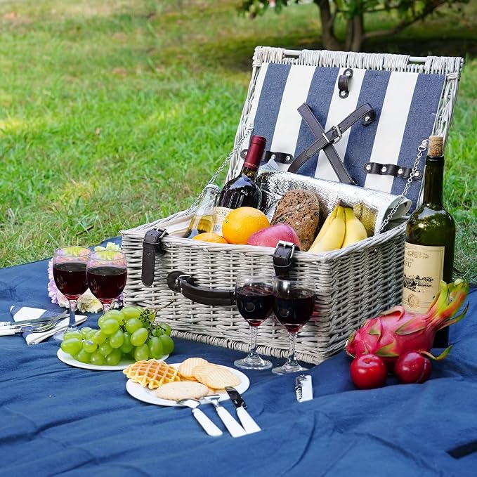 Picnic Basket Sets for 4 Persons - Image 7