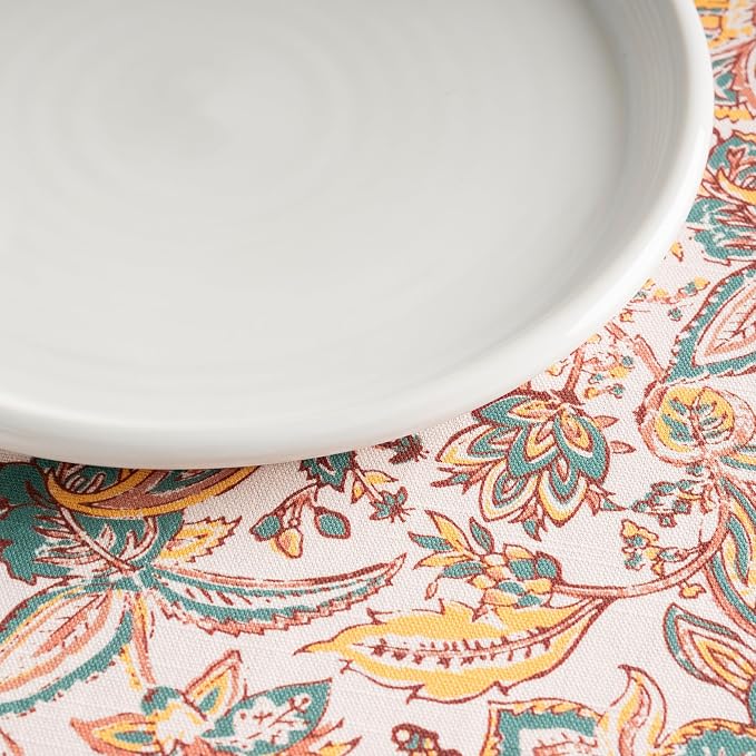 Maison d' Hermine Table Cloth Round Table 100% Cotton 63 Inches Fall Tablecloth - Image 8