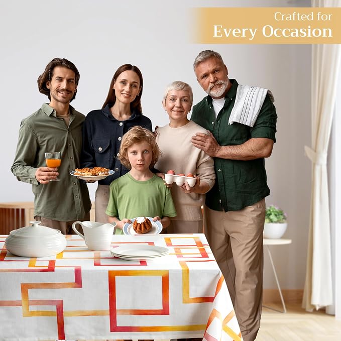 Maison d' Hermine Table Cloth Rectangle Table 100% Cotton 60 x 90 Inches - Image 6