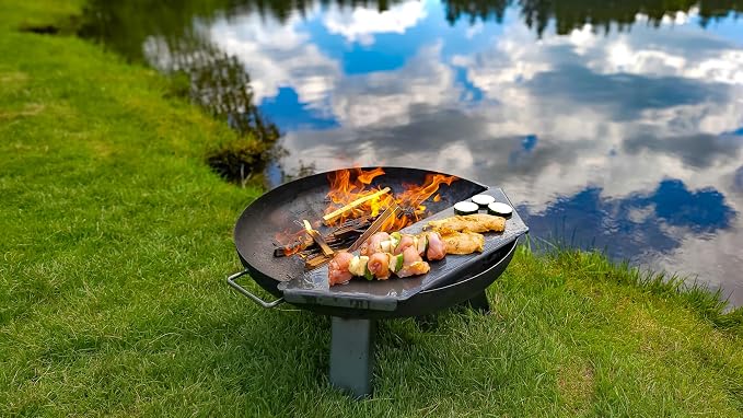 Stainless Steel Grill Griddle Plate – 23" Square Plancha Top, 4 mm Heavy Duty - Image 2