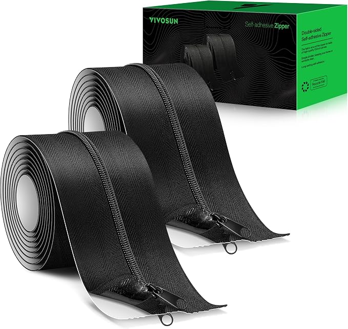 VIVOSUN 2-Pack Self Adhesive Zipper Door by VIVOSUN