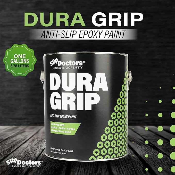 Dura Grip Anti-Slip Paint for Concrete, Tile and Metal – Non-Skid Coating for - Image 2
