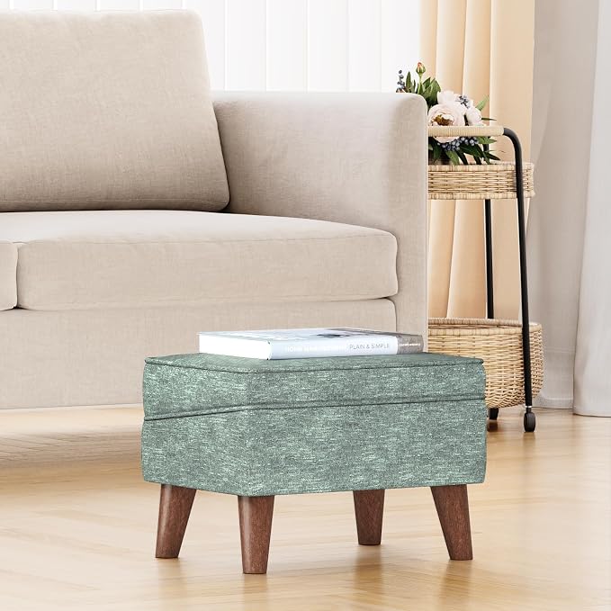 Small Footstool Ottoman, Footstool - Image 7