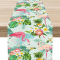 Tropical Table Runner, Hawaii Seasonal Floral Spring Summer Plants Pineapples by Unknown