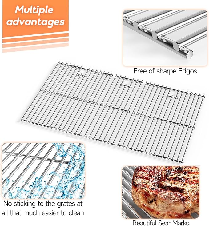 16.96 inch Stainless Steel Cooking Grates - Image 3